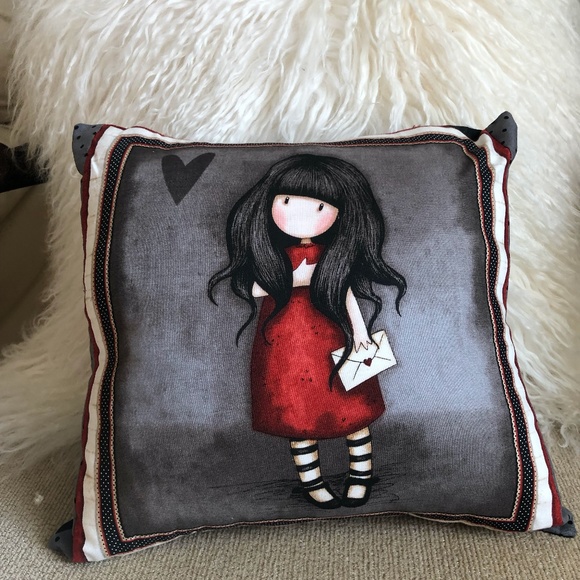 Adorable Girls Decorator Pillow - Picture 1 of 2